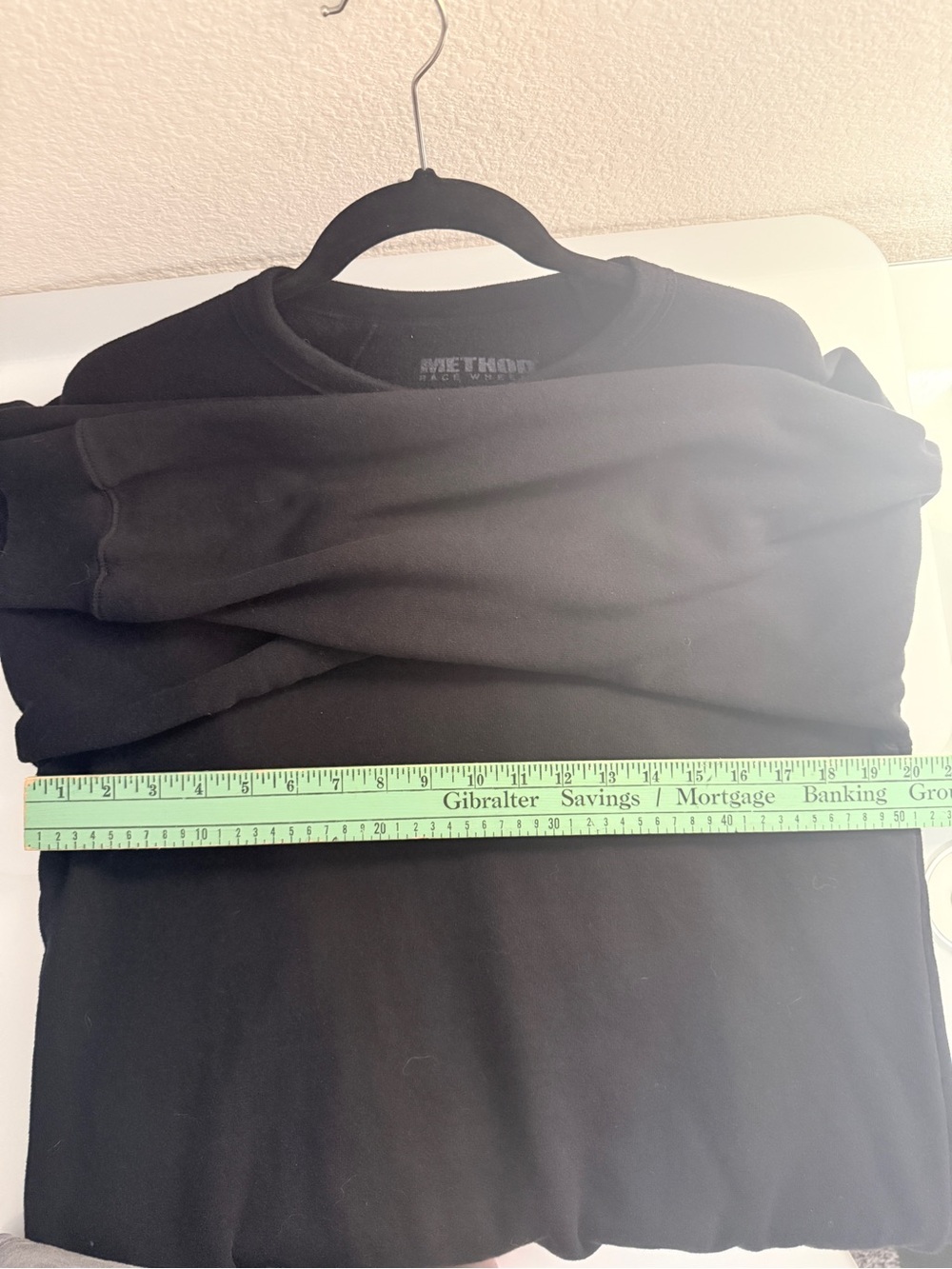 Method Race Wheels Men's Black Crewneck Sweater Size XL - Picture 5 of 6